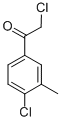 (9ci)-2-氯-1-(4-氯-3-甲基苯基)-乙酮结构式_65610-03-9结构式