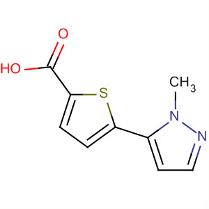 5-(1-甲基-1H-吡唑-5-基)-2-噻吩羧酸结构式_656226-60-7结构式