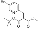 3-(5-溴吡啶-2-基)-2-(叔丁氧基羰基)丙酸甲酯结构式_656801-27-3结构式
