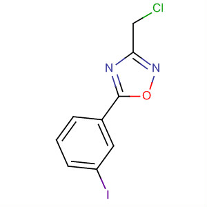 3-氯甲基-5-(3-碘-苯基)-[1,2,4]噁二唑结构式_657423-55-7结构式