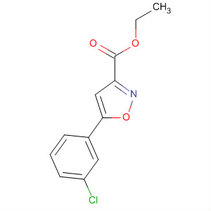 5-(3-氯苯基)-异噁唑-3-羧酸乙酯结构式_657424-77-6结构式