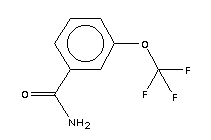 3-三氟甲氧基苯甲酰胺结构式_658-91-3结构式