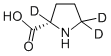 L-脯氨酸-D3结构式_65807-22-9结构式