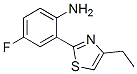 (9ci)-2-(4-乙基-2-噻唑)-4-氟-苯胺结构式_658076-58-5结构式