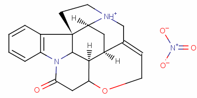 硝酸士的宁结构式_66-32-0结构式