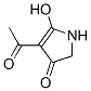 (9ci)-4-乙酰基-1,2-二氢-5-羟基-3H-吡咯-3-酮结构式_66056-62-0结构式