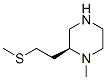 (2s)-(9ci)-1-甲基-2-[2-(甲基硫代)乙基]-哌嗪结构式_660862-42-0结构式