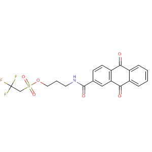 N-(3-三氟乙烷磺酰氧基丙基)蒽醌-2-羧酰胺结构式_661461-84-3结构式