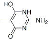 2-氨基-6-羟基-5-甲基-1H-嘧啶-4-酮结构式_6627-65-2结构式