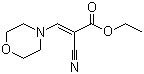 2-氰基-3-(4-吗啉基)-2-丙烯酸乙酯结构式_6630-64-4结构式
