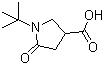 1-叔丁基-5-氧代吡咯烷-3-羧酸结构式_66366-87-8结构式