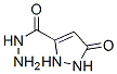 (9ci)-2,5-二氢-5-氧代-1H-吡唑-3-羧酸肼结构式_66483-27-0结构式