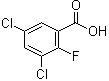 3,5-二氯-2-氟苯甲酸结构式_665022-07-1结构式