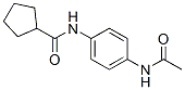 (9ci)-n-[4-(乙酰基氨基)苯基]-环戊烷羧酰胺结构式_666213-20-3结构式