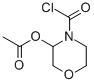 (7ci,8ci)-3-羟基-4-吗啉羰酰氯结构式_6666-92-8结构式