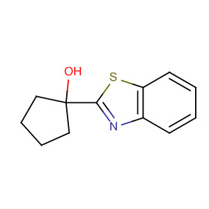 Cyclopentanol, 1-(2-benzothiazolyl)-(9ci) Structure