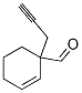 2-Cyclohexene-1-carboxaldehyde, 1-(2-propynyl)-(9ci) Structure