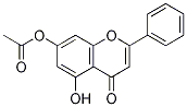 5-羟基-7-乙酰氧基黄酮结构式_6674-40-4结构式