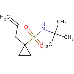 N-叔丁基-1-烯丙基环丙烷磺酰胺结构式_669008-27-9结构式