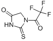 (9ci)-2-硫氧代-1-(三氟乙酰基)-4-咪唑啉酮结构式_671-99-8结构式