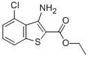 3-氨基-4-氯苯并[b]噻吩-2-羧酸乙酯结构式_67189-92-8结构式
