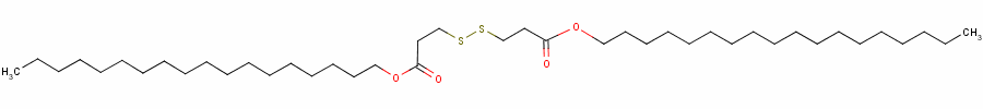 Propanoic acid, 3,3-dithiobis-, dioctadecyl esterStructure,6729-96-0Structure Propanoic acid, 3,3-dithiobis-, dioctadecyl ester Structure,6729-96-0Structure