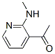 (9ci)-1-[2-(甲基氨基)-3-吡啶]-乙酮结构式_67295-20-9结构式