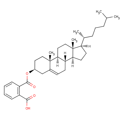 Cholest-5-en-3beta-yl hydrogen phthalateStructure,6732-01-0Structure Cholest-5-en-3beta-yl hydrogen phthalate Structure,6732-01-0Structure