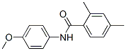 (9ci)-n-(4-甲氧基苯基)-2,4-二甲基-苯甲酰胺结构式_673443-85-1结构式