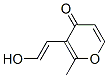 (9ci)-3-(2-羟基乙烯)-2-甲基-4H-吡喃-4-酮结构式_674786-32-4结构式