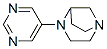 (9ci)-4-(5-嘧啶)-1,4-二氮杂双环[3.2.1]辛烷结构式_675589-91-0结构式