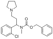 1-吡咯烷-3-(2-氯苯基)-3-(n-cbz-n-甲基)氨基丙烷结构式_675602-80-9结构式