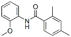 (9ci)-n-(2-甲氧基苯基)-2,4-二甲基-苯甲酰胺结构式_676155-08-1结构式