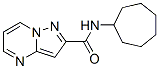 (9CI)-N-环庚基-吡唑并[1,5-a]嘧啶-2-羧酰胺结构式_676538-07-1结构式