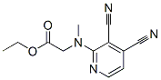 n-(3,4-二氰基-2-吡啶)-n-甲基-甘氨酸乙酯结构式_676601-84-6结构式