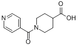 1-异烟酰基哌啶-4-羧酸结构式_67691-60-5结构式