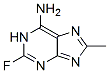 (9ci)-2-氟-8-甲基-1H-嘌呤-6-胺结构式_677707-41-4结构式