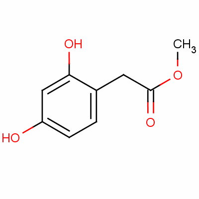 2-(2,4-二羟基苯基)乙酸甲酯结构式_67828-42-6结构式