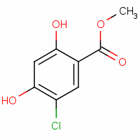 5-氯-2,4-二羟基苯甲酸甲酯结构式_67828-69-7结构式
