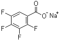 2,3,4,5-四氟苯甲酸钠结构式_67852-79-3结构式