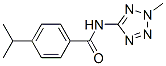 (9ci)-4-(1-甲基乙基)-n-(2-甲基-2H-四唑-5-基)-苯甲酰胺结构式_678542-50-2结构式