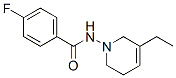 (9ci)-n-(3-乙基-5,6-二氢-1(2H)-吡啶)-4-氟-苯甲酰胺结构式_678969-40-9结构式