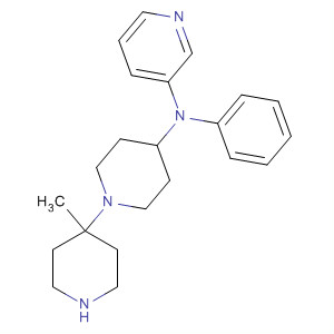 N-(1-(4-甲基哌啶-4-基)哌啶-4-基)-n-苯基吡啶-3-胺结构式_678975-17-2结构式