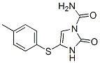 (7ci,8ci)-2-氧代-4-对甲苯硫代-4-咪唑啉-1-羧酰胺结构式_6794-41-8结构式