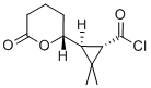 (1s,2s)-(9ci)-2-[(2r)-四氢-6-氧代-2H-吡喃-2-基]-环丙烷羰酰氯结构式_679429-93-7结构式