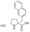 (R)-alpha-(2-萘甲基)-脯氨酸盐酸盐结构式_679796-42-0结构式