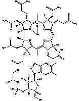 维生素 B12结构式_68-19-9结构式