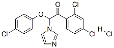 (9ci)-2-(4-氯苯氧基)-1-(2,4-二氯苯基)-2-(1H-咪唑-1-基)乙酮盐酸盐结构式_68042-30-8结构式