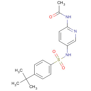N-[5-(4-叔丁基-苯磺酰基氨基)-吡啶-2-基]-乙酰胺结构式_680591-26-8结构式