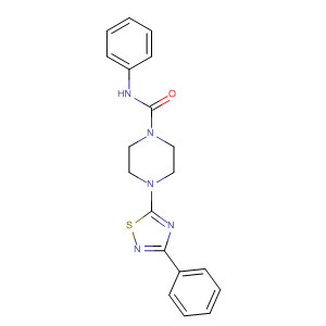 N-苯基-4-(3-苯基-1,2,4-噻二唑-5-基)-1-哌嗪甲酰胺结构式_681136-29-8结构式